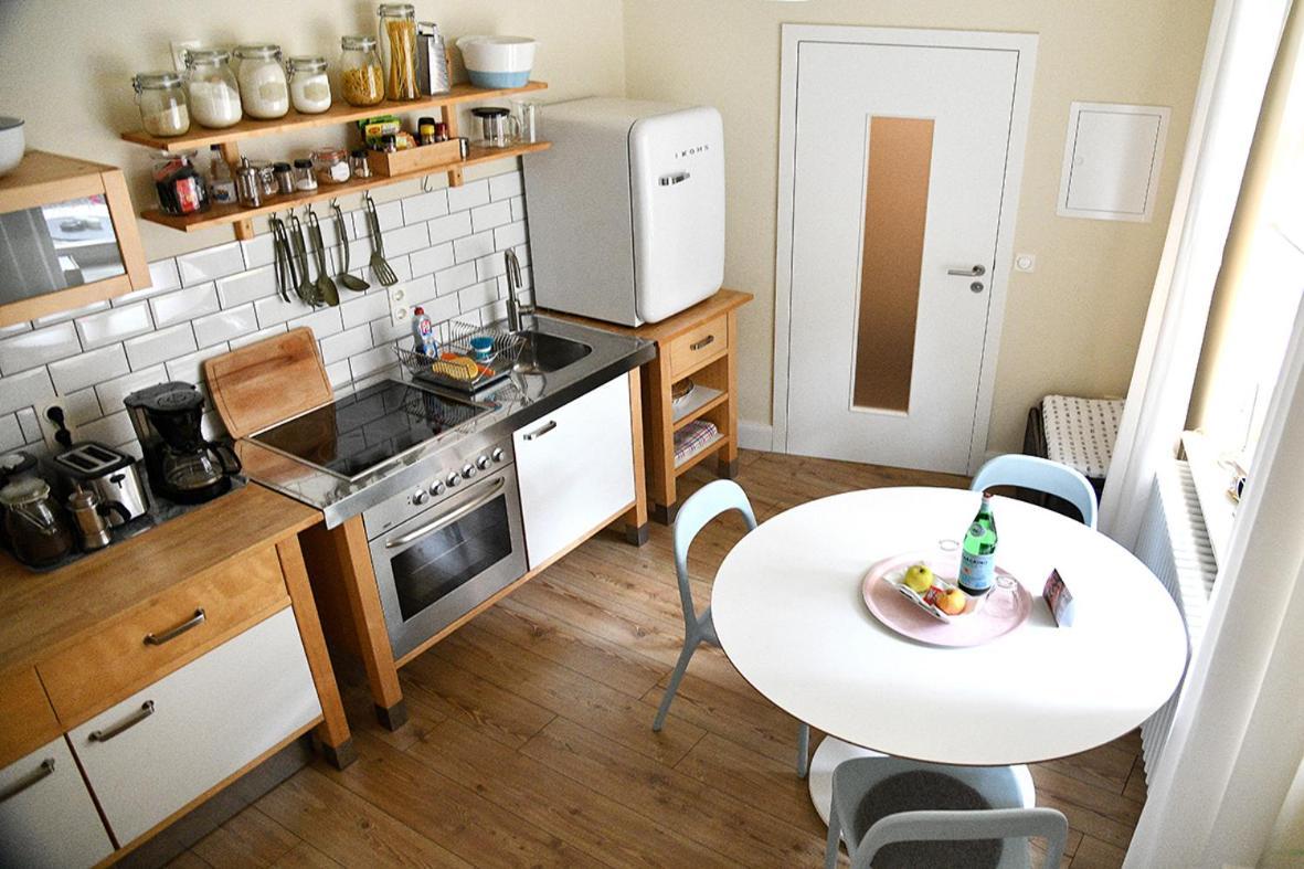 Jethon Studio-Appartement Im Gruenen Bernburg Exterior foto